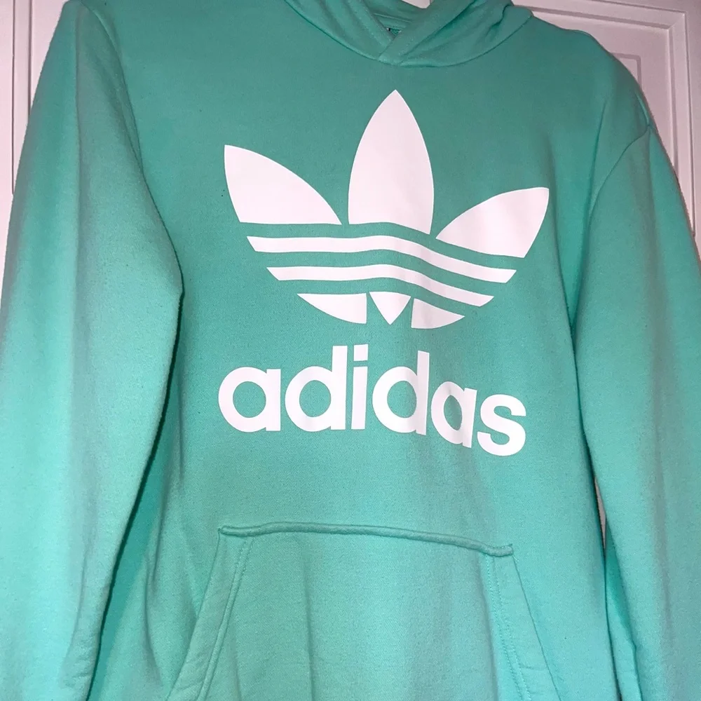 Adidas Mint Green Sweatshirt - Youth XL - Picture 1 of 5